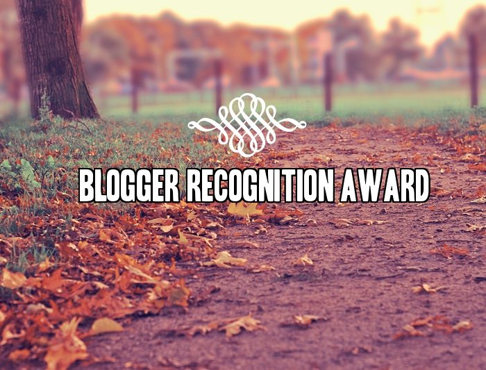 Blogger Recognition Award, courtesy of A Preppy Dog’s Life!