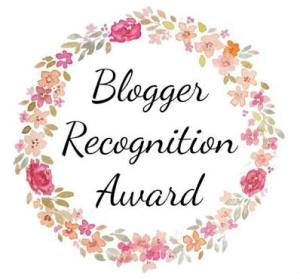 Blogger Recognition Award, Courtesy of Ida Auclond