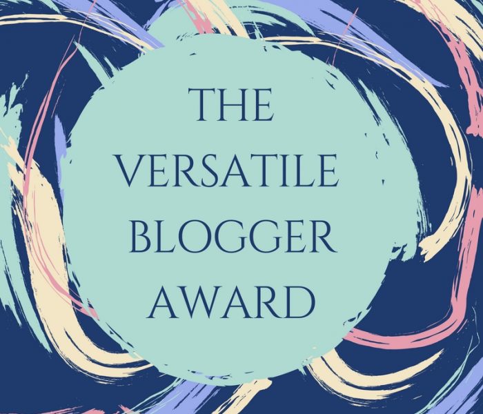 Versatile Blogger Award, Courtesy of Unabridged Sass and Currently Lately