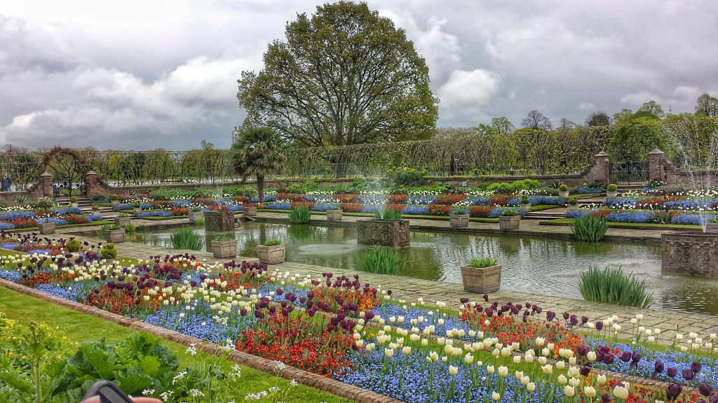 Kensington Palace Sunken Garden wide
