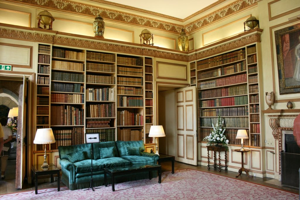 Library with couches