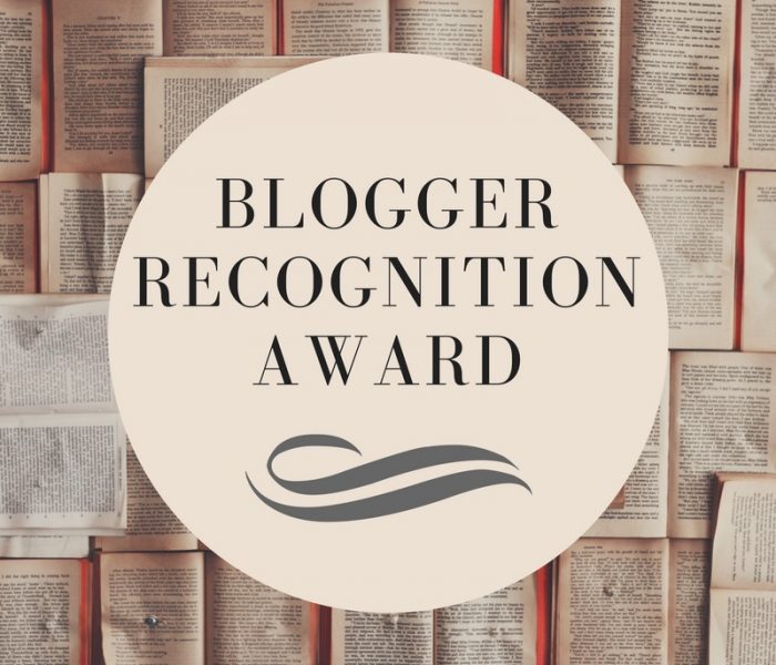 Blogger Recognition Award, Courtesy of The Lindsey Vibe