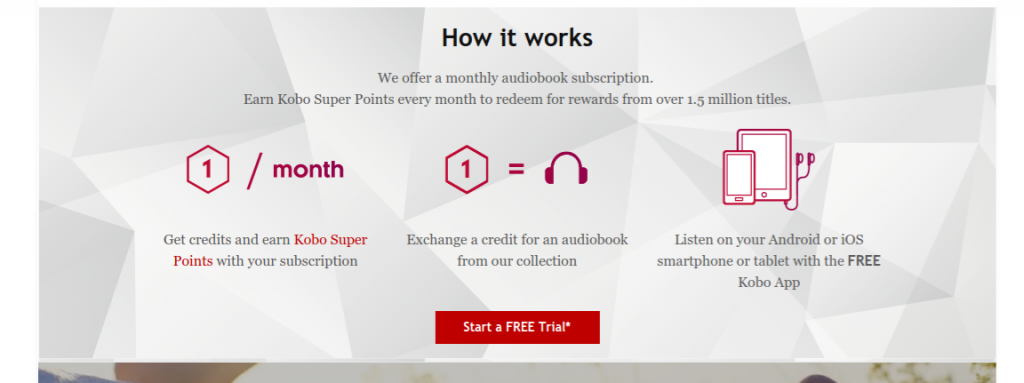 Kobo Audiobook Pricing - Edited