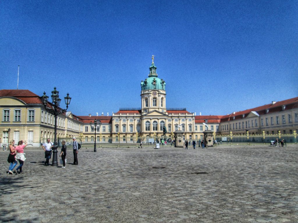 courtyard of Schloss Charlotteburg in Berlin