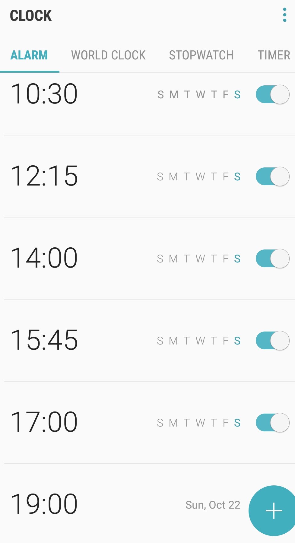 Phone Alarms
