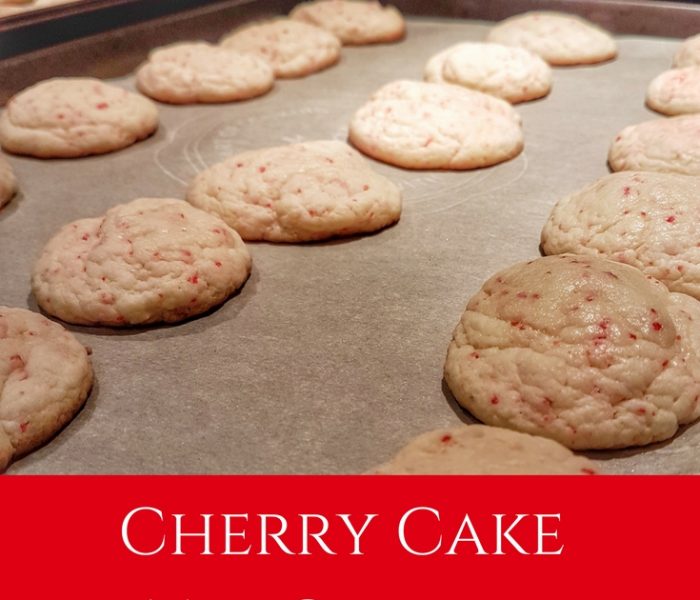 Cherry Cake Mix Cookies