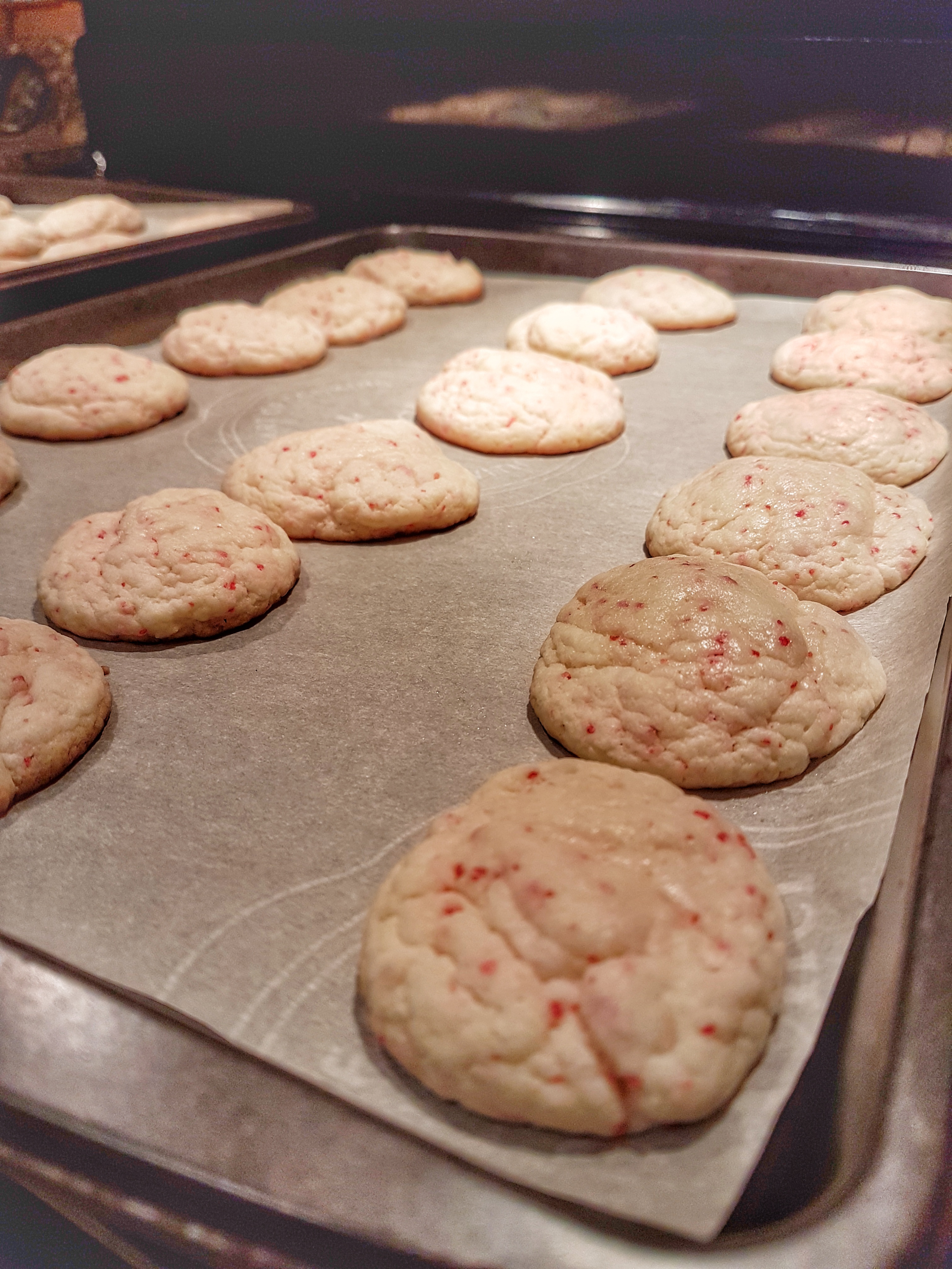 Cherry Cake Mix Cookies