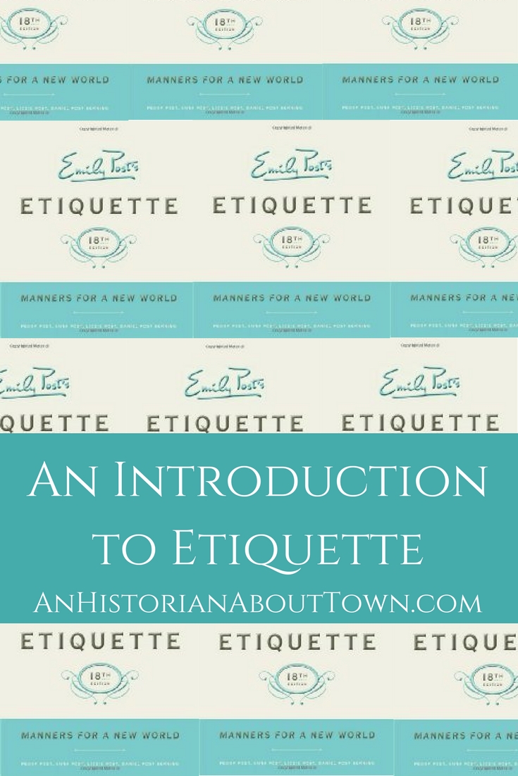 An Introductionto Etiquette
