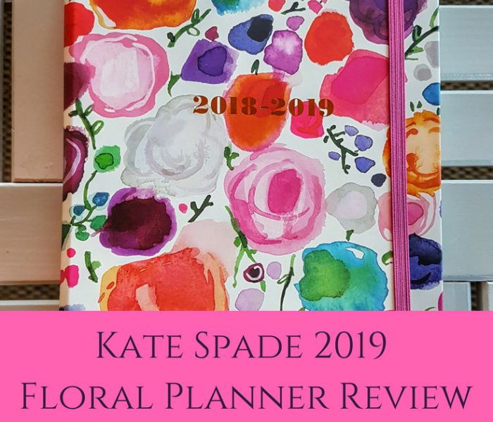 Kate Spade Floral 2018-19 Planner Review