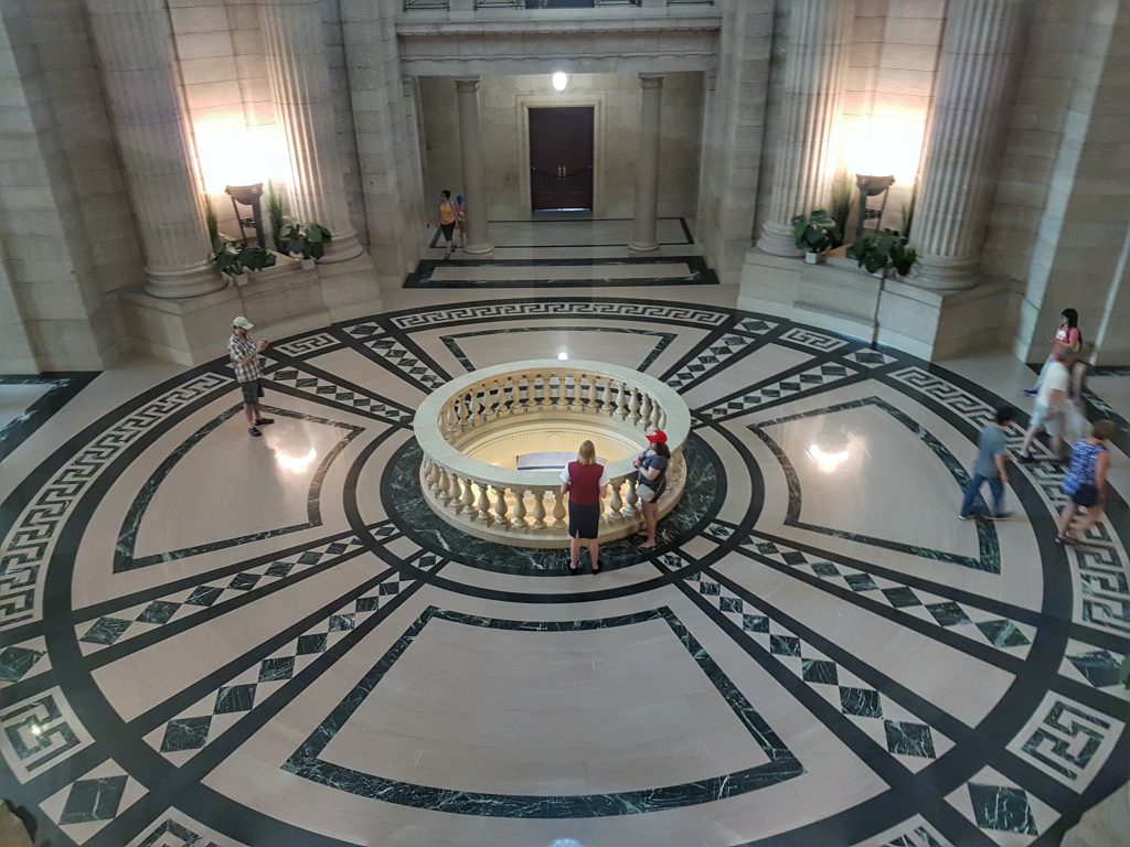 Manitoba Legislative Building rotunda in Winnipeg, MB, Canada