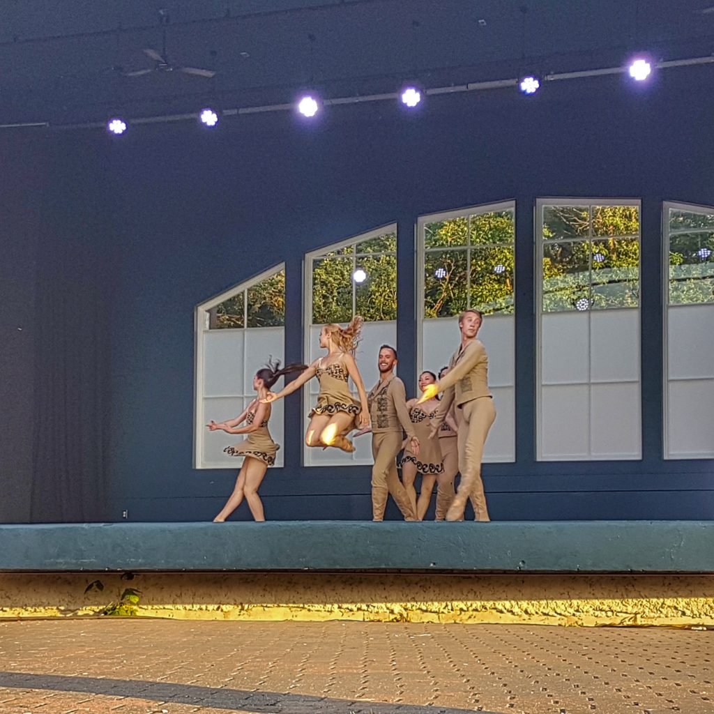 The Royal Winnipeg Ballet dancers performing Celts at Ballet in the Park
