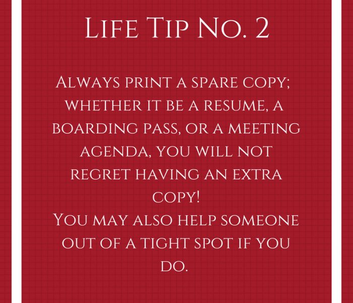 Life Post No. 2- Spare Copy