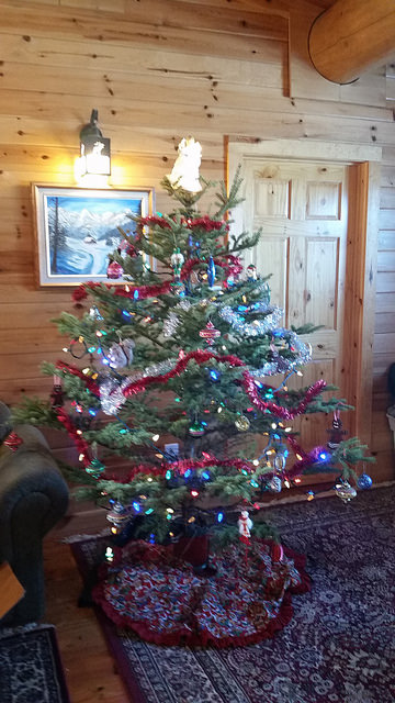 Decorated Christmas tree