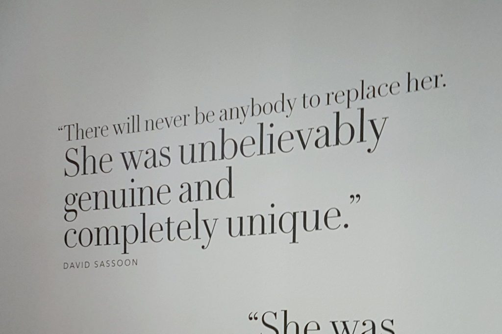 David Sassoon quote at Diana Her Fashion Story