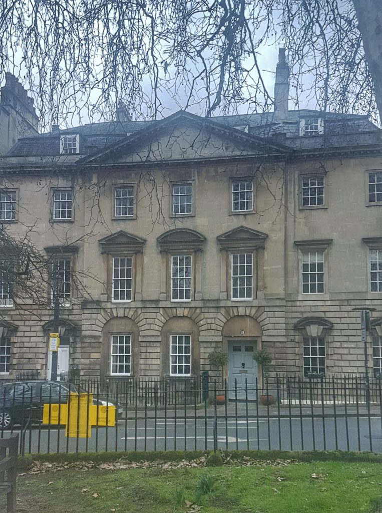 Wider doorway in Georgian Bath