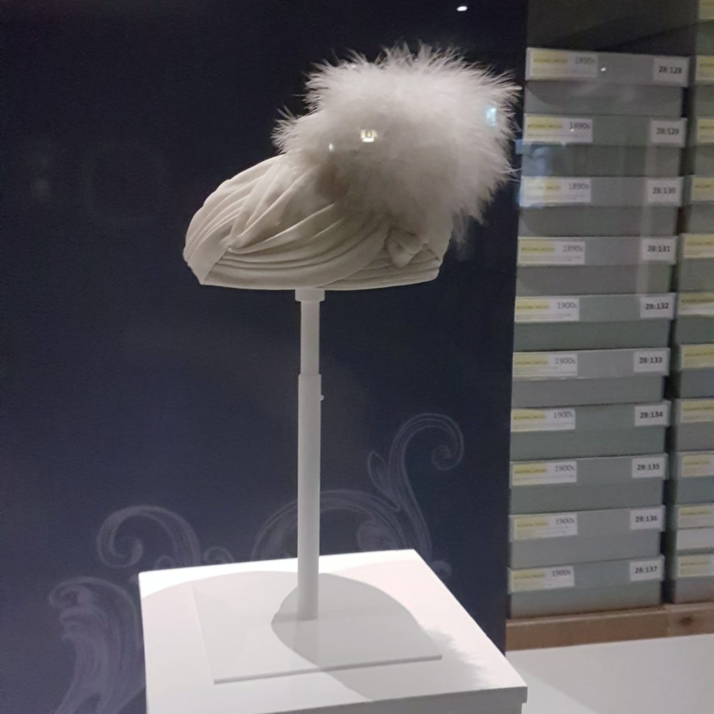 Queen Mary Hat in Royal Women Exhibition at Fashion Museum Bath