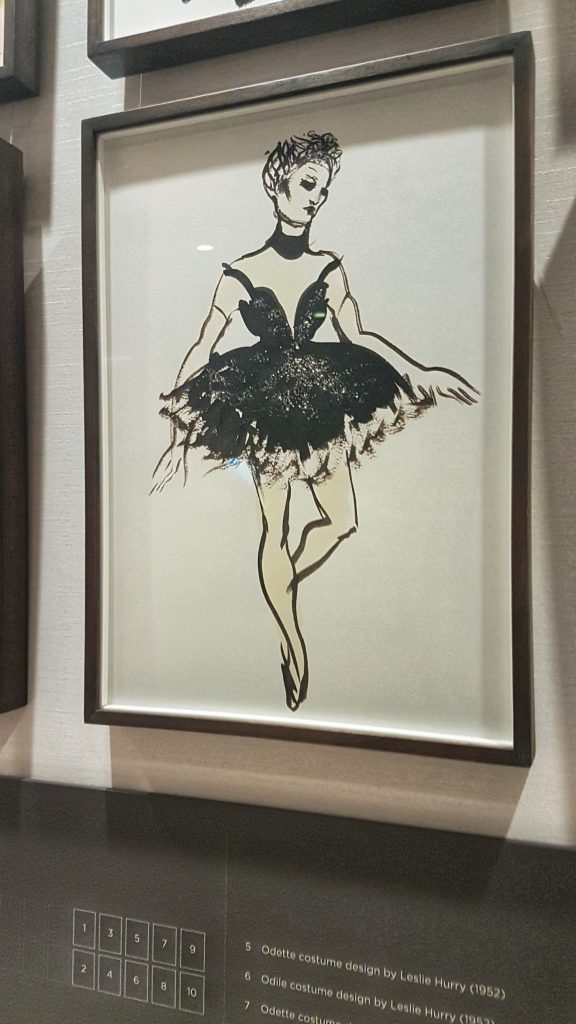 Royal Opera House Odile costume sketch