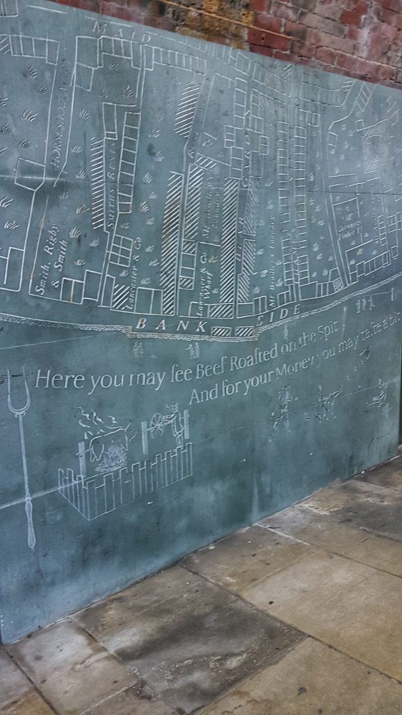 Drawings in Southwark of the London Frost Fairs