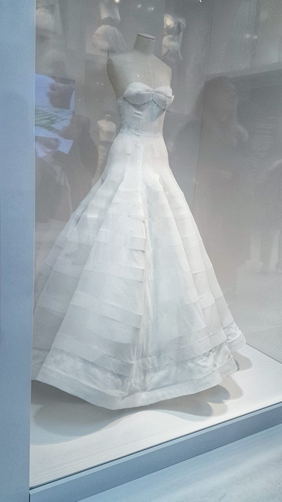 The Atelier Toile Dress 7 in Dior Designer of Dreams exhibition