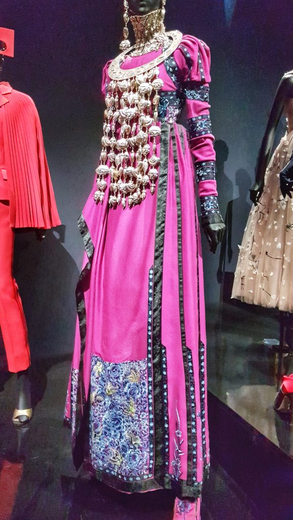 Travels China Principessa Eleonora Dress in Dior Designer of Dreams Exhibition