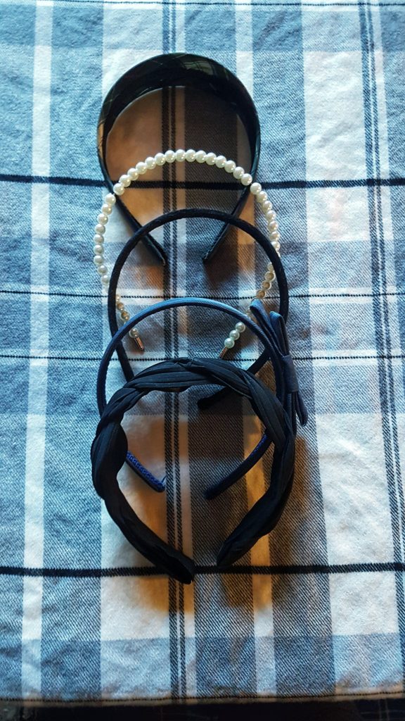Row of headbands