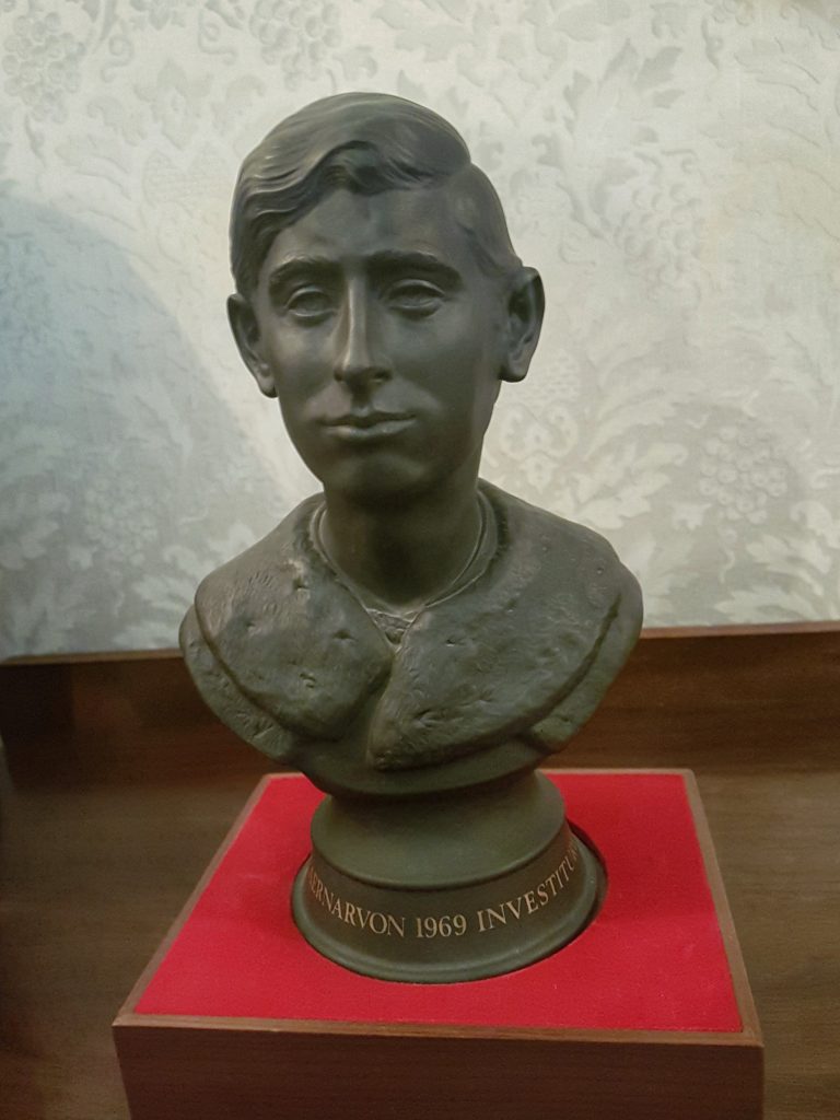 Prince of Wales bust at Government House in Winnipeg