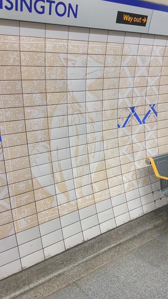 south kensington tube station fox details
