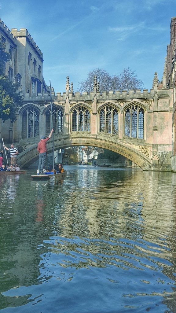 Bridge of Sighs in Cambridge
