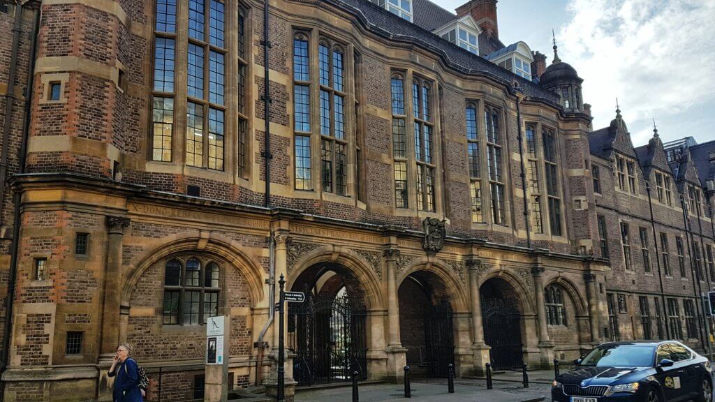 Downing St in Cambridge