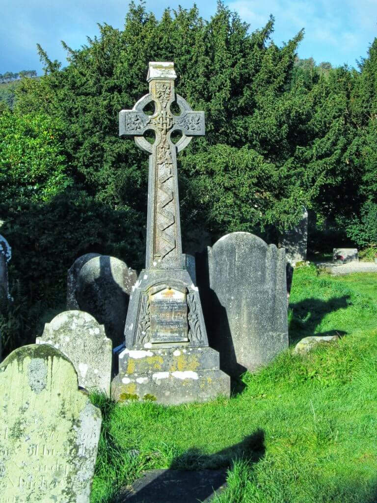 Glendalough Celtic Cross Tombstone
