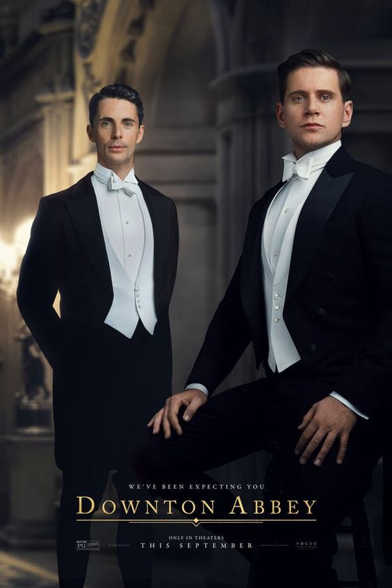 Talbot and Branson in Downton Abbey movie