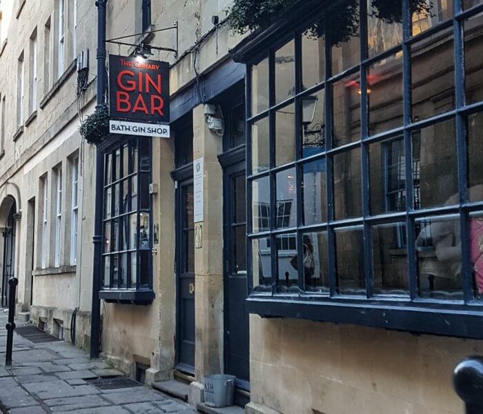 Gin Austen at the Canary Gin Bar