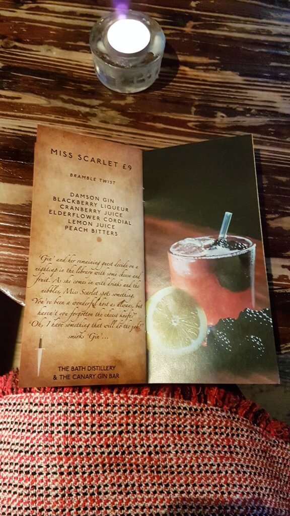 Miss Scarlet at Canary Gin Bar