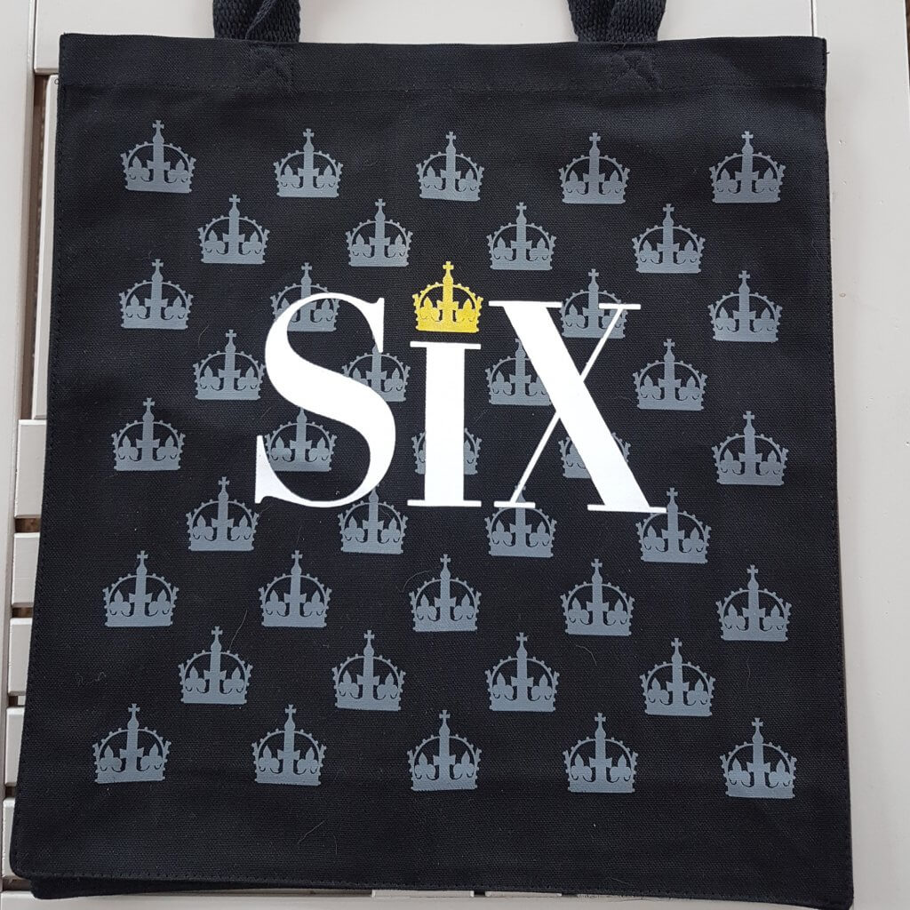 Six the Musical premium canvas tote bag