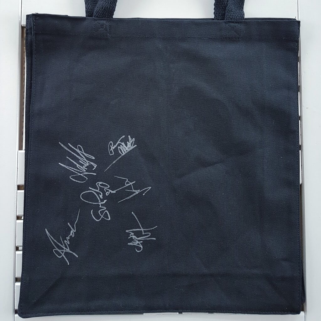 Six signed bag