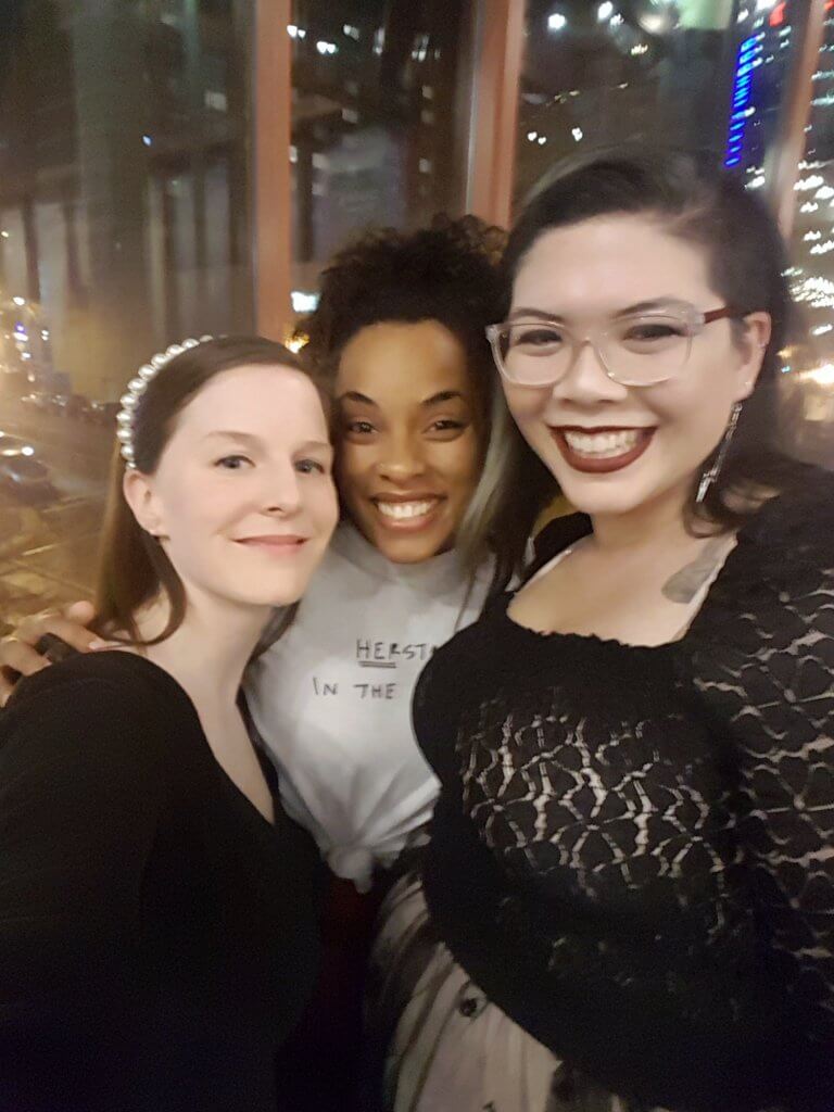 Six the Musical selfie with Catherine Parr