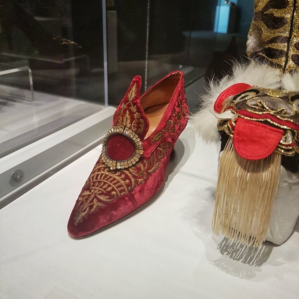 Gold Standard French shoes at Bata Shoe Museum
