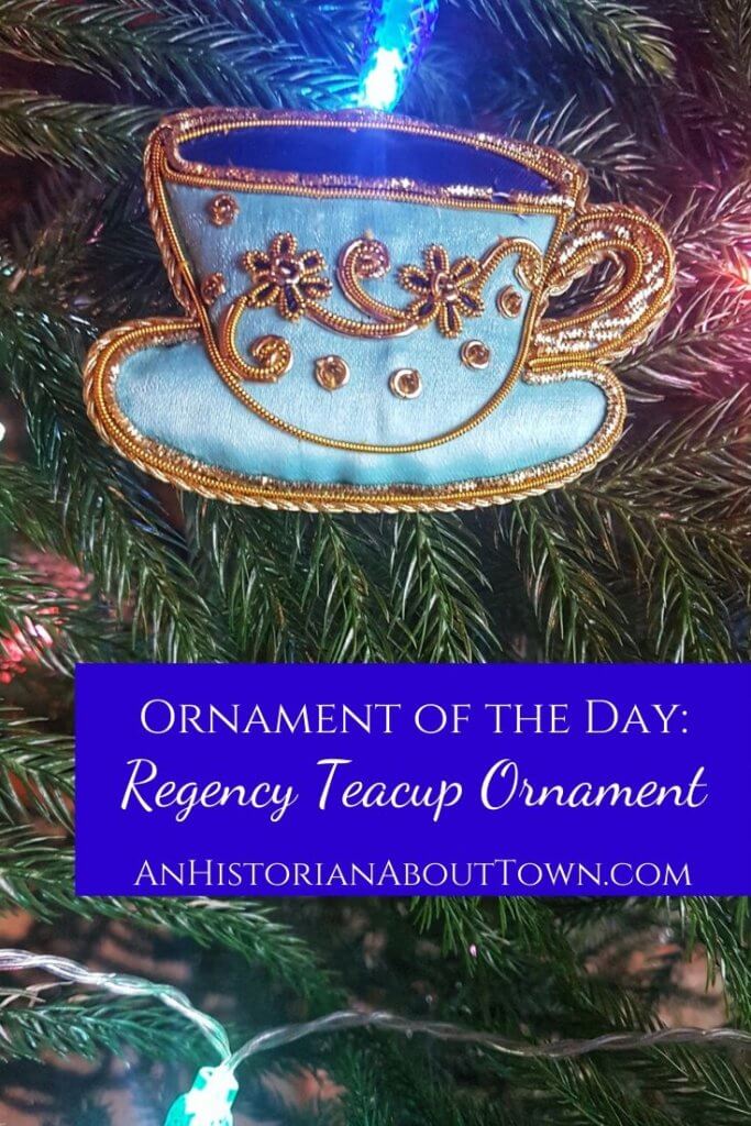 Regency Teacup Ornament