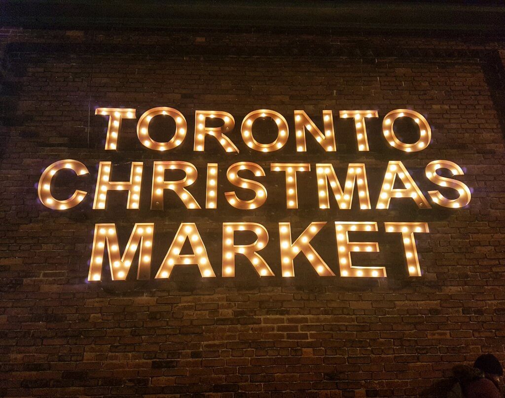 Toronto Christmas Market sign