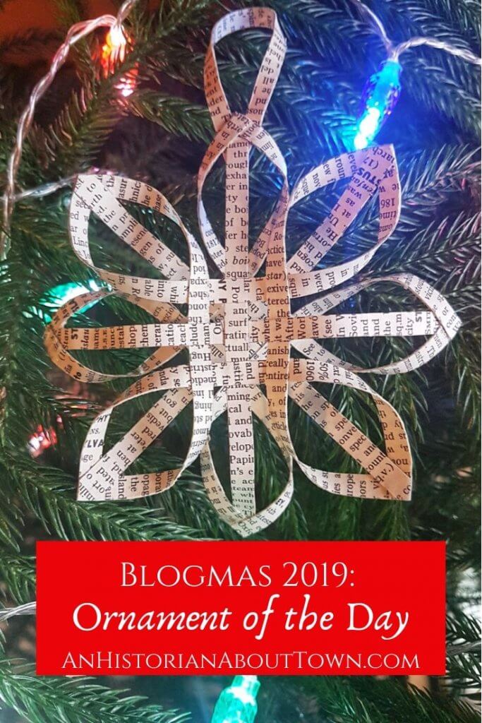 paper snowflake ornament of the day