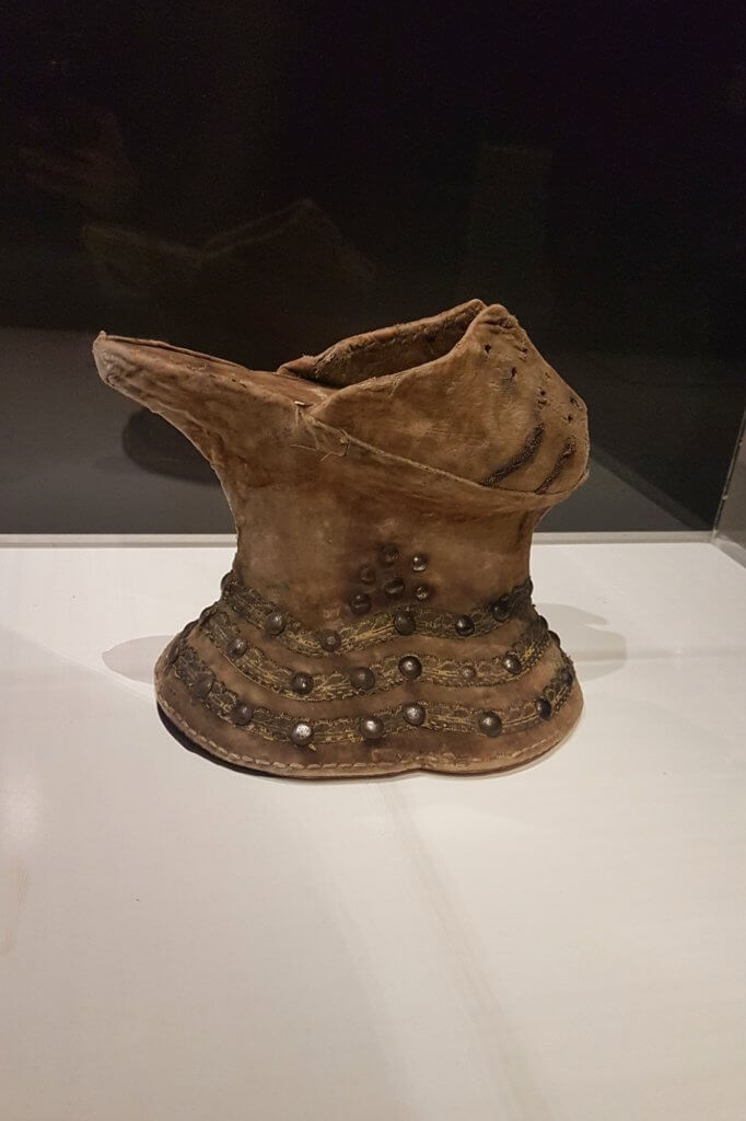 16th cent Italian Chopine shoes Bata Shoe Museum