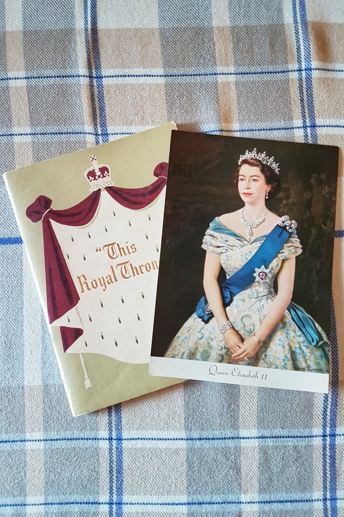 QEII Coronation Portrait and This Royal Throne