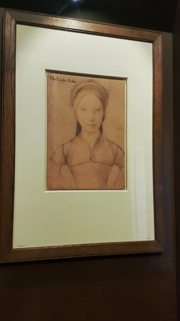 Holbein Lady Parker sketch