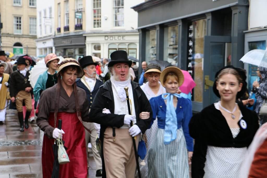 Promenade at Jane Austen Festival in Bath