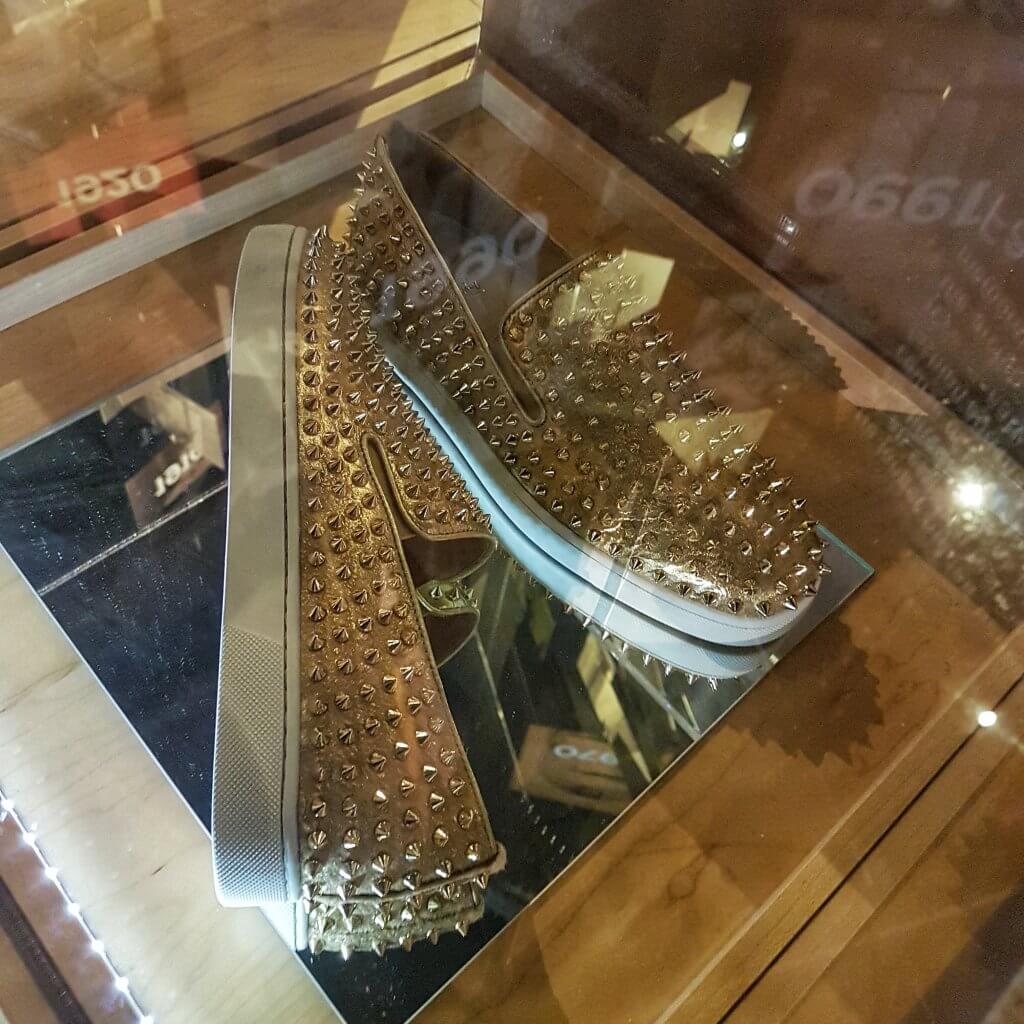 Louboutin studded sneakers