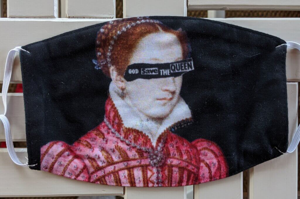 Mary Queen of Scots face mask