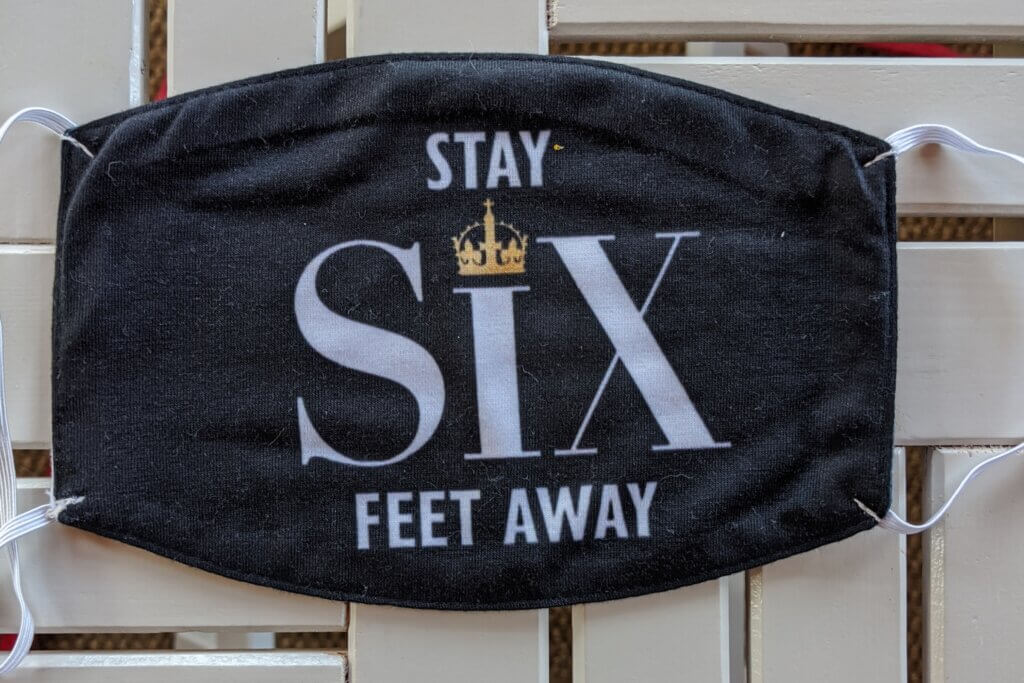 Six the Musical face mask