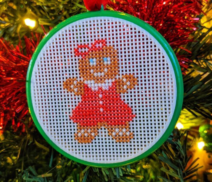Ornament of the Day: Cross Stitch Ornament