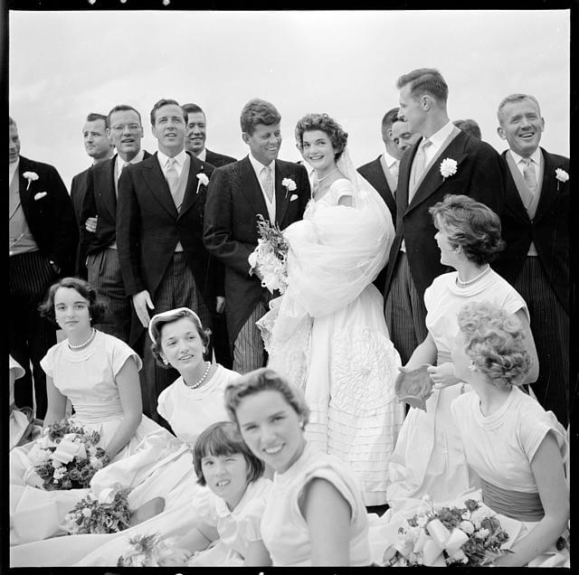 1953 Kennedy wedding party