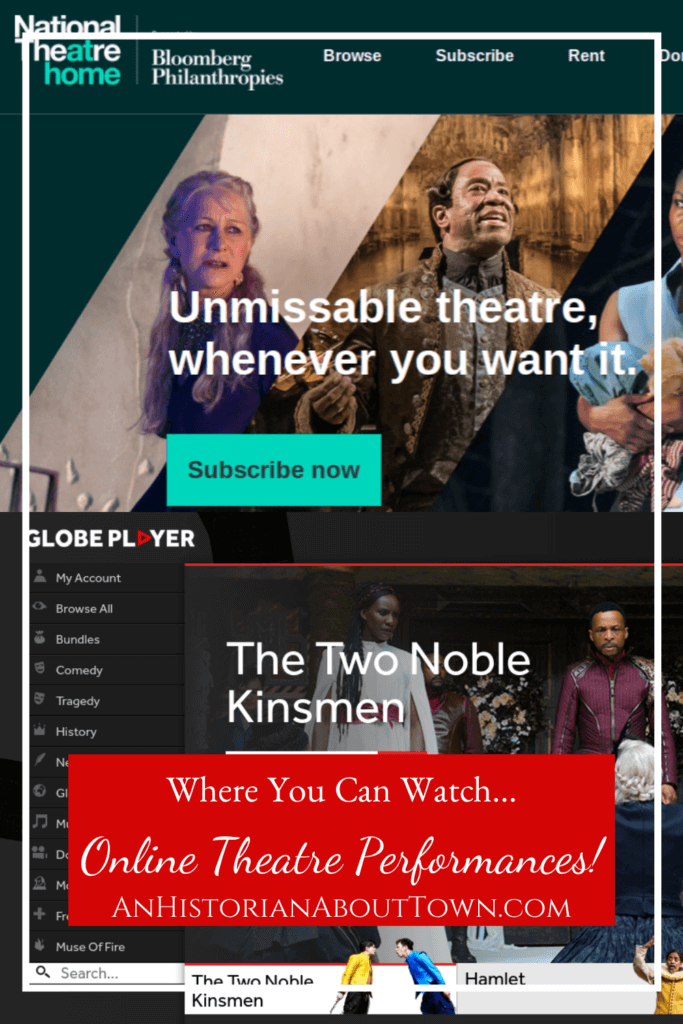 Where to Find Online Theatre Performances